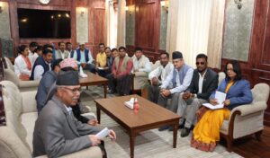 Interaction with Hon'ble PM for freed Haliya, Kamaiya, Kamlaries, Harwa, Charawa rehabilitation 